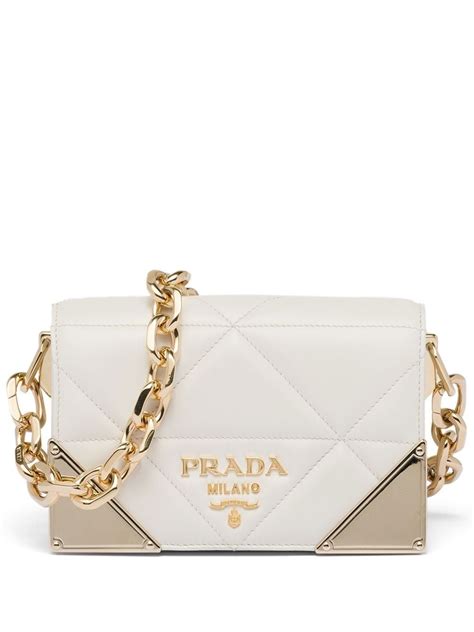 prada quilted leather tote|Prada shopper tote.